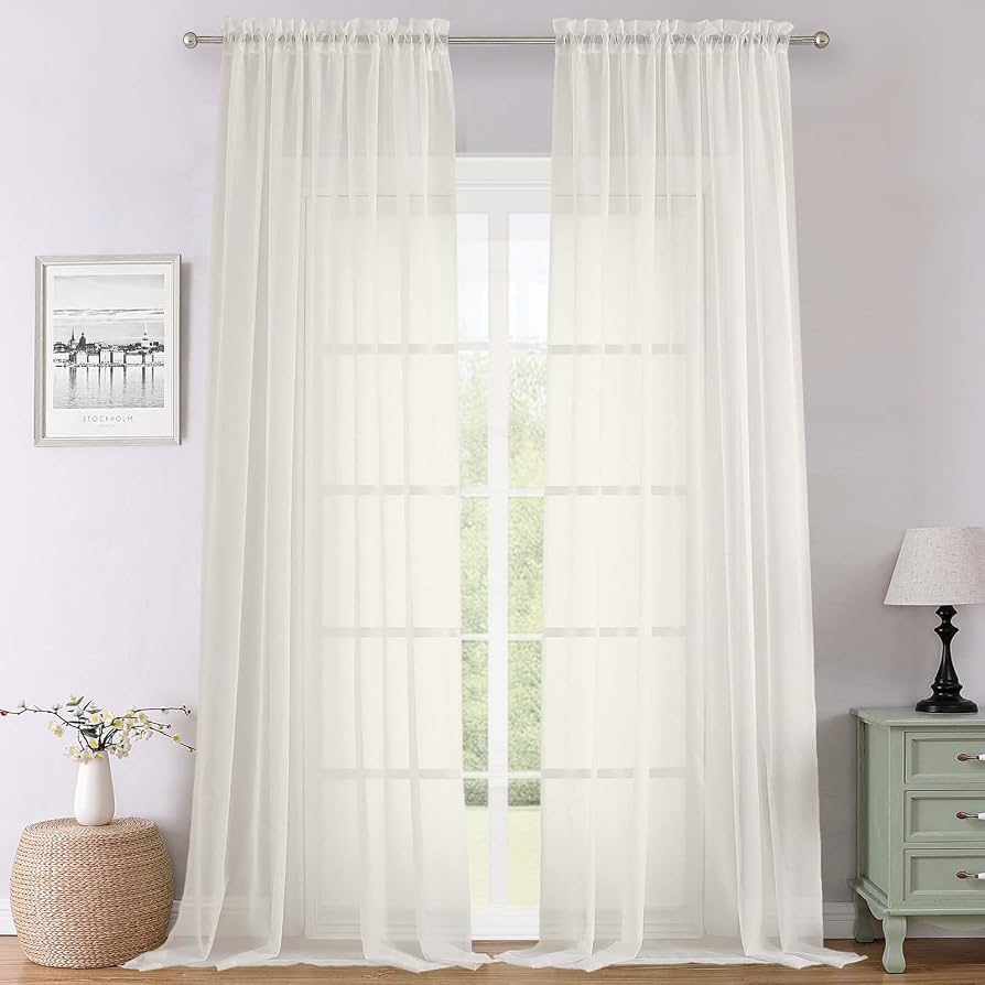 Ivory Voile Elegance